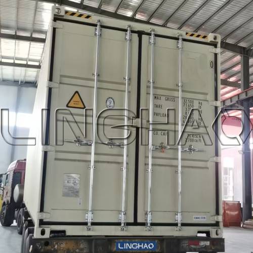 Interior view of LINGHAO container house with comfortable living space
